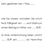 Mit der Abtretungsanzeige des Zedenten/Altgläubigers an den Schuldner soll der neue Gläubiger / Zessionar geschützt werden. 