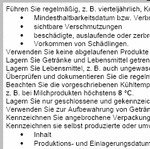 Mit diesem Unterweisungsblatt führen Sie eine Unterweisung für besondere Tätigkeiten (hier: UHygienemanagement-Lagern von Getränken) durch.