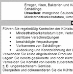 Mit diesem Unterweisungsblatt führen Sie eine Unterweisung für besondere Tätigkeiten (hier: Hygienemanagement-Lagern von Lebensmitteln) durch.