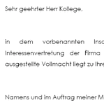 Mit einer beantragten Aussonderung gegenüber einem Insolvenzverwalter kann die Entnahme von Gegenständen/Waren oder Rechten aus der Insolvenzmasse erreicht werden.