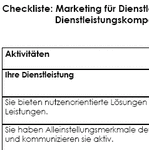 Dienstleistungen sind im Gegensatz zu gegenständlichen Waren immateriell und können vor dem Kauf nicht geprüft werden.