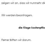 Nach der Mandatsniederlegung stellt ein neuer Anwalt einen Antrag auf Legitimierung.