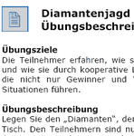 Die Teilnehmer erfahren, wie sie mit Konkurrenzdenken umgehen können und wie sie durch kooperative Lösungswege gemeinsame Lösungen finden, die nicht nur Gewinner und Verlierer schaffen, sondern zu „Win-win“-Situationen führen. 