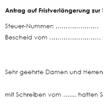 Mit dieser Mustervorlage wenden Sie sich an Ihr zuständiges Finanzamt und beantragen bei diesem, fristwahrend, eine Fristverlängerung, um dort eine Stellungnahme einzureichen.