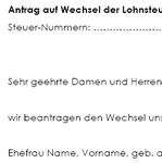 Durch den Wechsel der Steuerklassen ist eine unmittelbare Nettolohnsteigerung möglich.