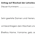 Durch den Wechsel der Steuerklassen ist eine unmittelbare Nettolohnsteigerung möglich.