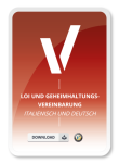 LOI und Geheimhaltungsvereinbarung Italienisch und Deutsch Muster