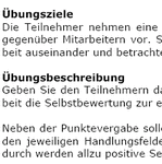 Nach dem Download dieser Vorlage stehen Ihnen verschiedene Übungen zur Durchführung eines Motivationstrainings zur Verfügung. 