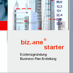 Mit der Businessplan-Software biz.one® starter erstellen Sie mit geringem Aufwand professionelle Businesspläne.