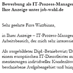 Auf Basis dieser Muster-Bewerbung, können Sie einfach und professionell, Ihre individuellen Bewerbungsunterlagen bezogen auf Ihre persönliche Situation erstellen.