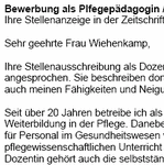 
Auf Basis dieser Musterbewerbung, können Sie einfach und professionell, Ihre individuellen Bewerbungsunterlagen bezogen auf Ihre persönliche Situation erstellen.