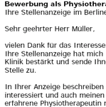 Musterbewerbung von Personalprofis, zum Download.