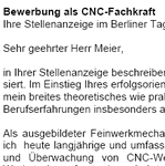 Auf Basis dieser Musterbewerbung, können Sie einfach und schnell Ihre individuellen Bewerbungsunterlagen erstellen.