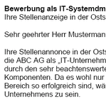 Auf Basis dieser Musterbewerbung, können Sie einfach und professionell, Ihre individuellen Bewerbungsunterlagen erstellen.