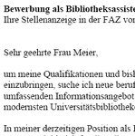 Von Personalprofis erstellte Vorlagen für Ihre Bewerbung als 