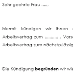 Während einer Schwangerschaft und bis zu einer Frist von vier Monaten nach der Geburt, ist es nach dem Mustterschutzgesetz rechtswidrig eine Kündigung auszusprechen. Es besteht während dieser Zeit absolutes Kündigungsverbot. 