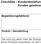 Ihre Kunden haben bestimmte Erwartungen an die Qualität Ihres Leistungsangebots, an die Servicebereitschaft, an die Kompetenz und an das Verhalten Ihrer Mitarbeiter sowie an Ihr Unternehmen insgesamt. Kunden, deren Erwartungshaltung erfüllt wurde, sind in der Regel zufriedene Kunden. 