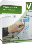 Produktbox für die Excel Vorlage Projekt Toolbox