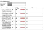 Vorschau der Checkliste zur richtigen Dokumentation von Prüfungen