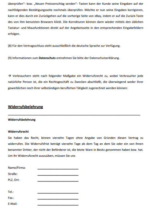 AGB eBay-Shop - Sofort-Download