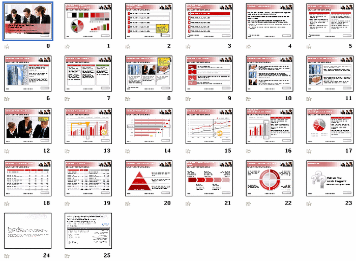 Vorteilspaket Powerpoint - Business Team (alle Farben)
