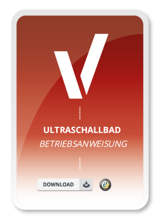 Betriebsanweisung Ultraschallbad
