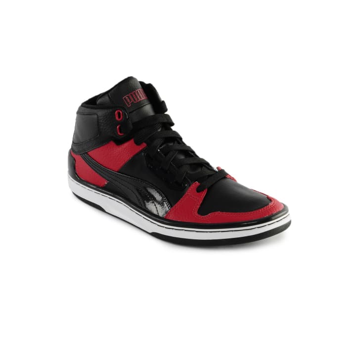 Puma Men Royal Evo Black & Red Shoes