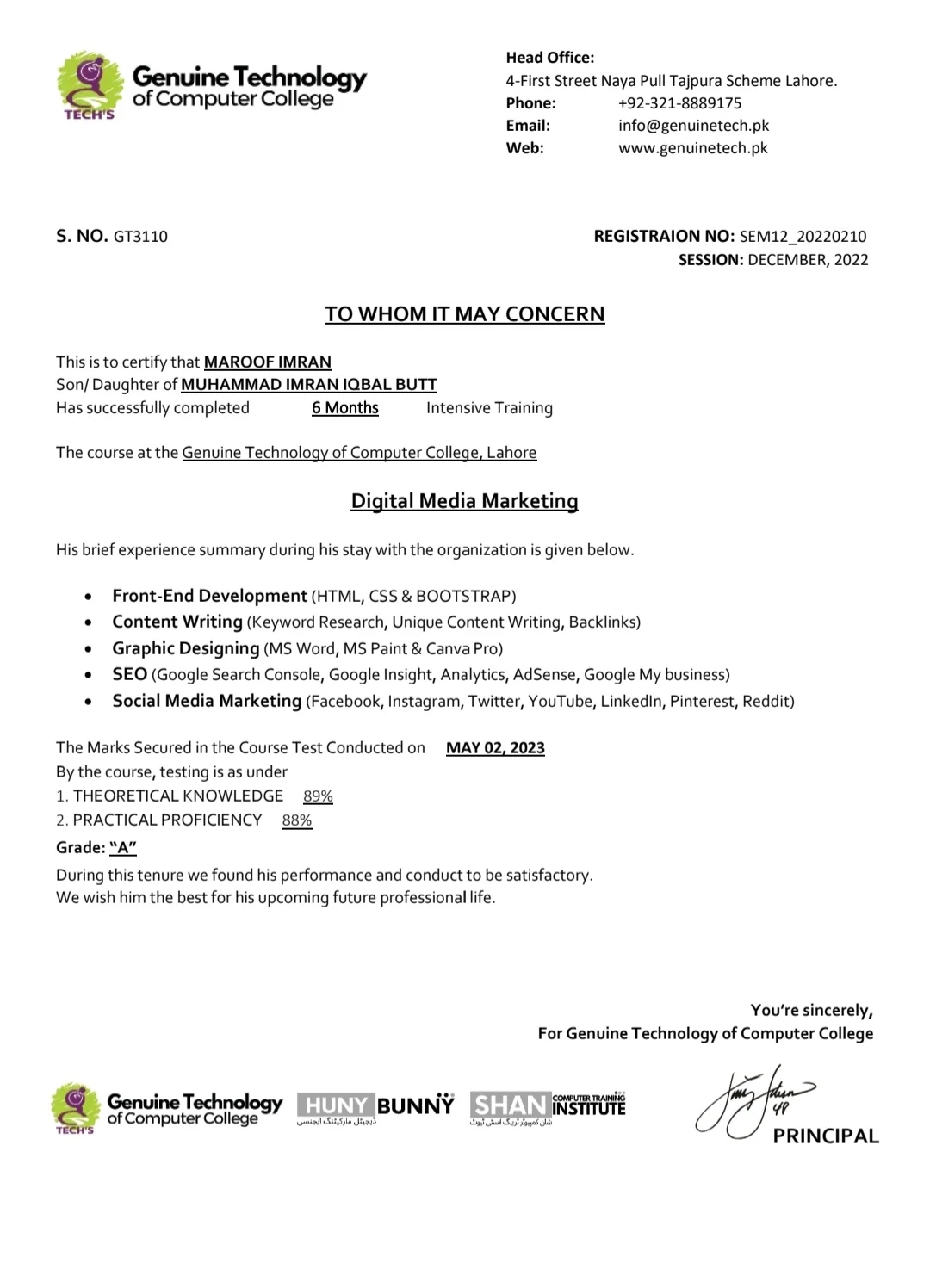 Digital Media Marketing Course Genuine Tech