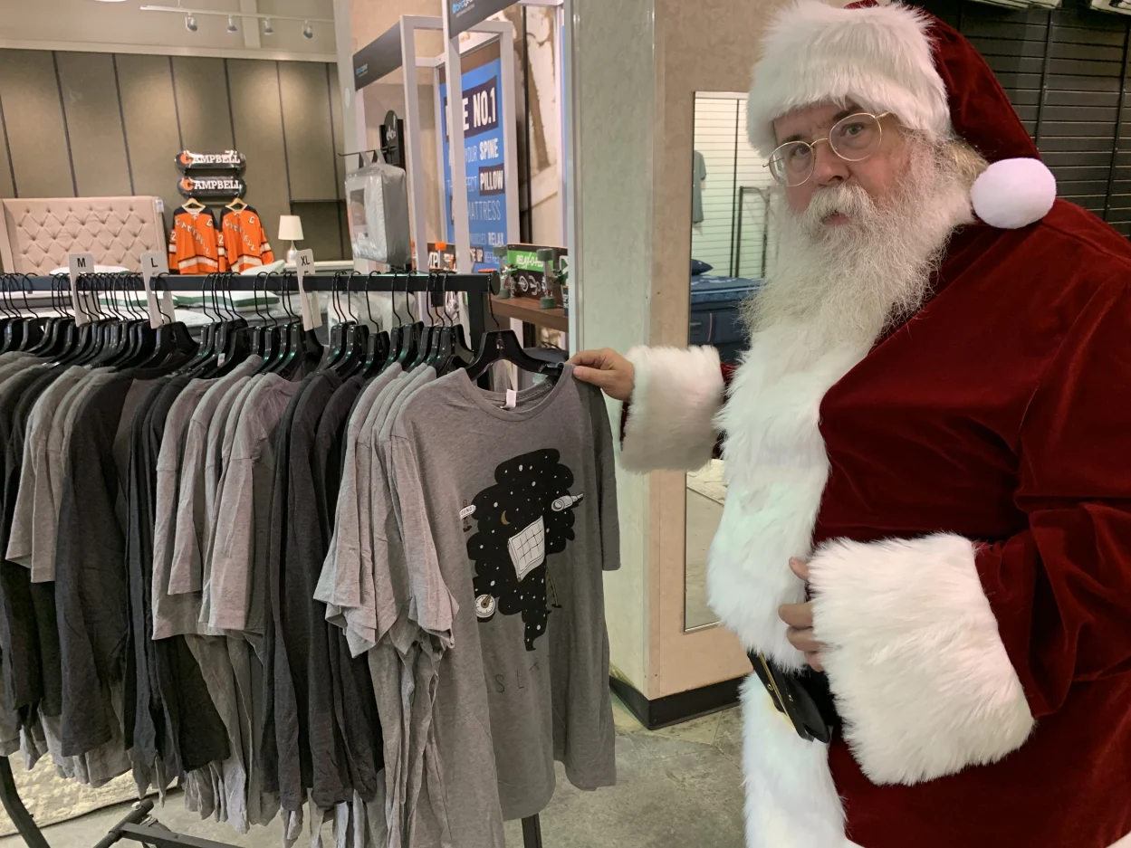 Santa Clause at Campbell Mattress 