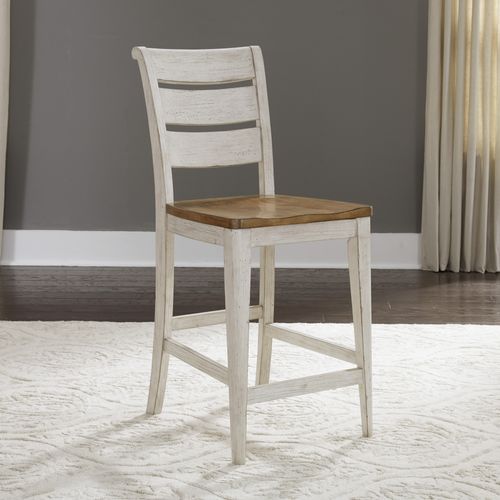 Picture of FARMHOUSE LADDER BACK STOOL