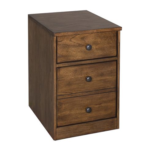 Picture of MOBILE FILE CABINET- OAK