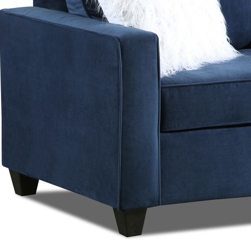 Picture of INDIGO SOFA WITH WHITE PILLOWS