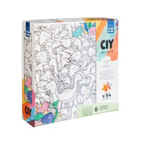 Peliko CIY-palapelit 54 palaa ja tussit Dinosaurukset