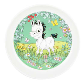 Lena Furberg Bandit the Pony On the Meadow Plate 20 cm