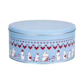 Muumi Sydäntalvi-piparipurkki sininen