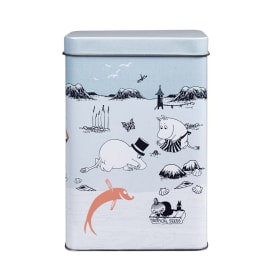 Muumi Rantaretki-kahvipurkki sininen