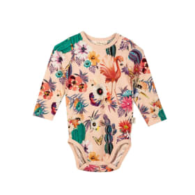 Ma-ia Family Flamingo Bodysuit Beige