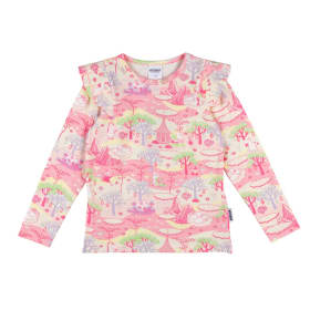 Moomin Cloud Castle Shirt Pink