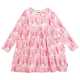 Muumi Kirsikankukka-mekko liila