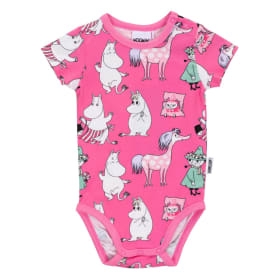 Moomin Girl Gang Short-sleeve Bodysuit Magenta