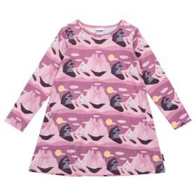 Muumi Yötaivas-mekko vaaleanpunainen