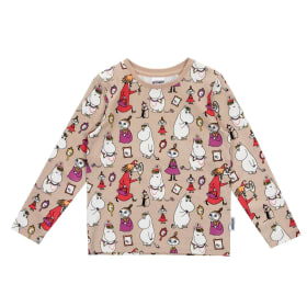 Muumi Peilit-paita beige