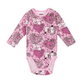 Muumi Ystävät-body vaaleanpunainen