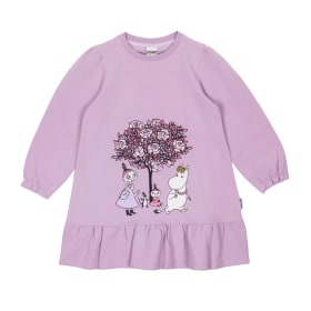 Muumi Ruusulaakso-mekko liila