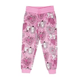 Muumi Ystävät-verkkahousut vaaleanpunainen