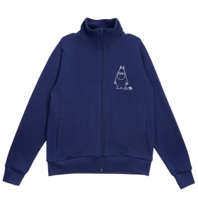 Muumi Iivo-collegetakki Kiukku tummansininen