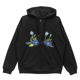 Moomin Senja Hoodie Little My Black