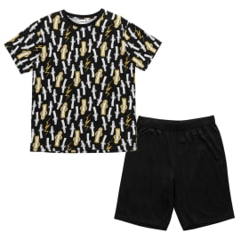 Muumi Vesa-shortsipyjama Hattivatti musta