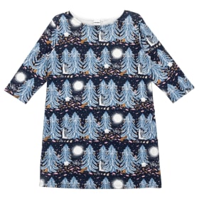 Moomin Hilda Tunic Primeval Forest Dark blue