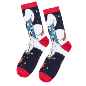 Moomin Winterland Socks Dark blue